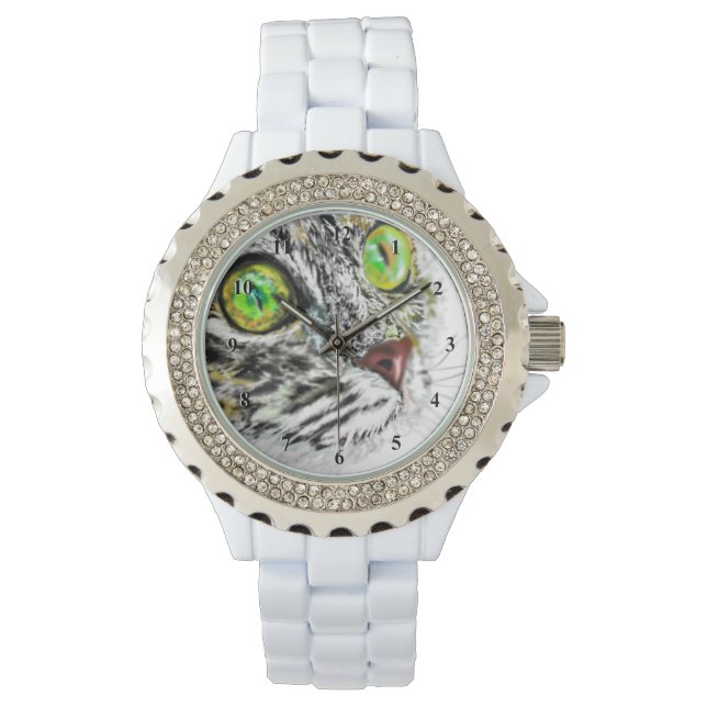 Funny Cat Watch Armbandsur (Framsida)