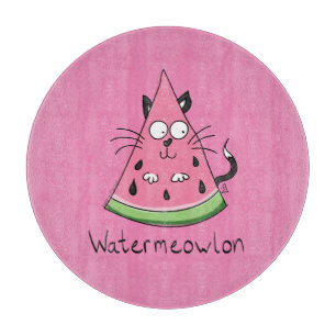 Funny Cat Watermelon Cute Kids