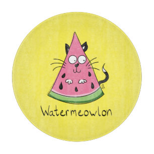 Funny Cat Watermelon Cute Kids