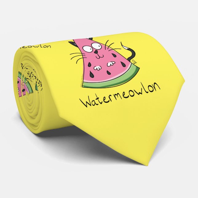 Funny Cat Watermelon Cute Kids Slips (Rullad)