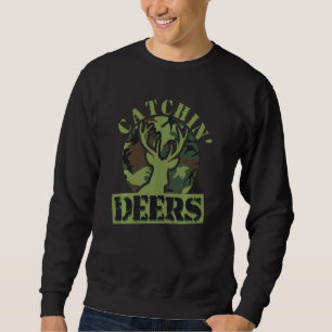 Funny Catchin'Deers Lång Ärmad Tröja