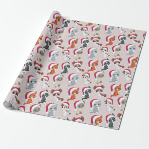 Funny Cats God jul Söt jul Presentpapper