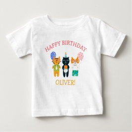 Funny Cats Kattunge Birthday Guest of Honor T-Shir T Shirt