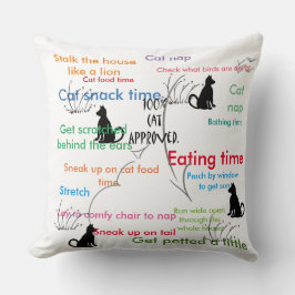 Funny Cats Kattunge Kittens aktivitet Kudde