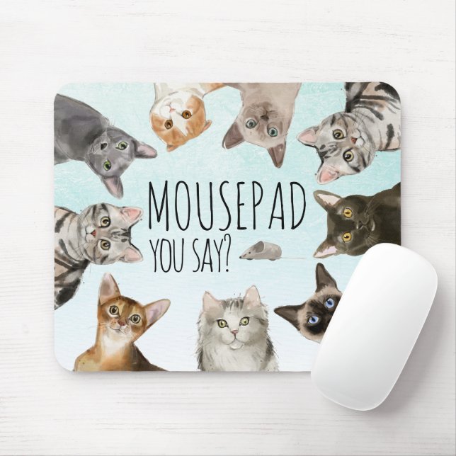 Funny Cats | MUSPad, säger du? Musmatta (Med mus)