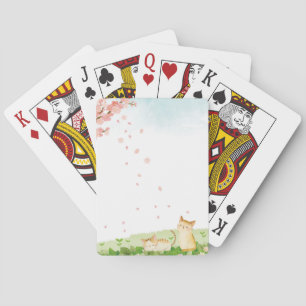 Funny Cats som sjunger under Cherry Blommars Casinokort