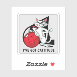 Funny Catticat Klistermärken