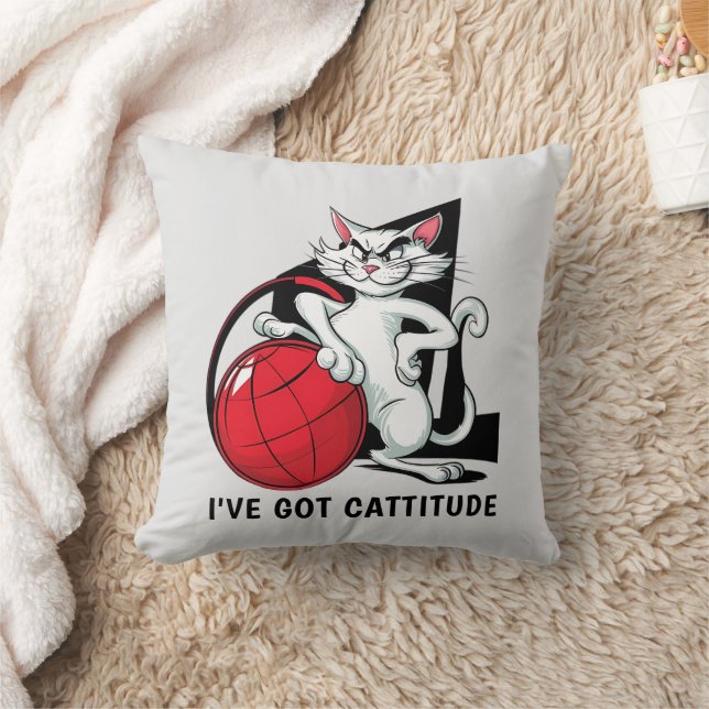 Funny Catticat Kudde (Filt)