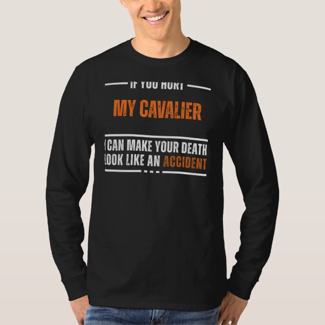 Funny Cavalier Hund älskare Tee - Humor med Twist (Framsida)