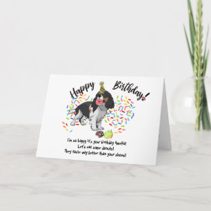 Funny Cavalier Kung Charles Pet Hund Birthday Card Inbjudan