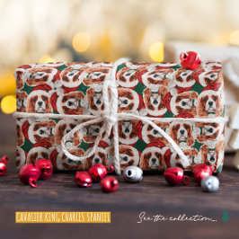 Funny Cavalier Kung jul Mönster Presentpapper