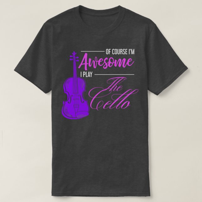 Funny Cellist Quote Music Cello T Shirt (Design framsida)