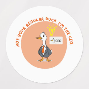 Funny CEO Anka Klistermärke
