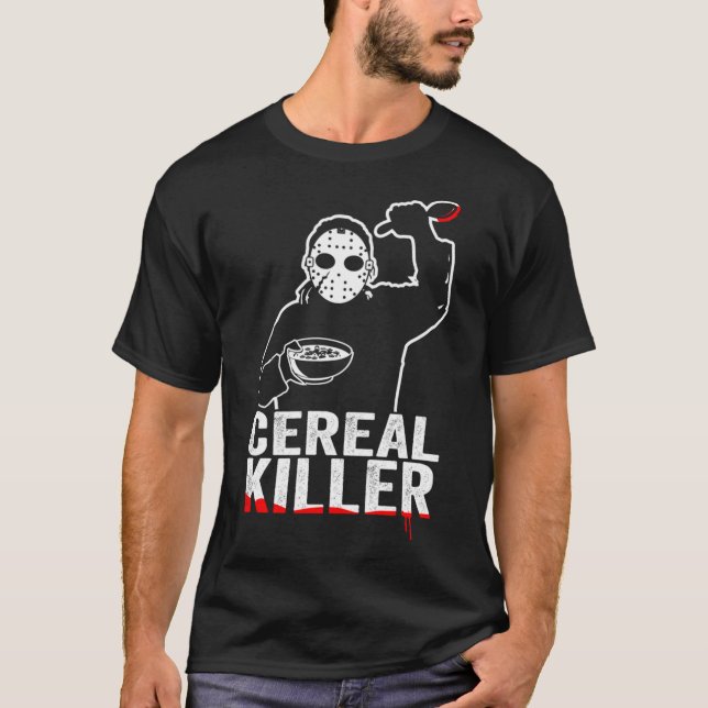 Funny Cereal Killer - Breakfast T Shirt (Framsida)