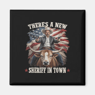 Funny Chad Bianco Cowboy Bianco för California Gov Magnet