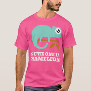 Funny Chameleon Pun Kärlek Joke Du är en i Chamel T Shirt