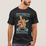 Funny Chanukah Dabbing Dreidel Dancing Ugly Hanukk T Shirt<br><div class="desc">Funny Chanukah Dabbing Dreidel Dancing Ugly Hanukkah Sweater</div>