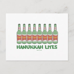FUNNY CHANUKAH HANUKKAH LITES GIFTS HELG VYKORT