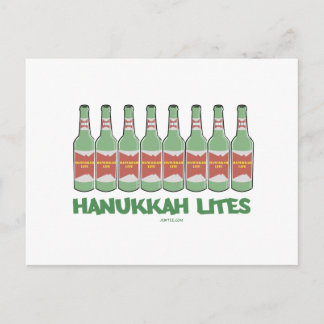 FUNNY CHANUKAH HANUKKAH LITES GIFTS HELG VYKORT