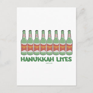 FUNNY CHANUKAH HANUKKAH LITES GIFTS HELG VYKORT