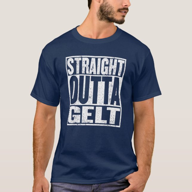 Funny Chanukah som säger Quote Gelt Jewish Celebra T Shirt (Framsida)