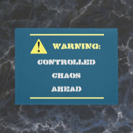 Funny Chaos Ahead Blue