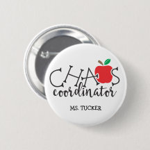 Funny Chaos Coordinator Teacher