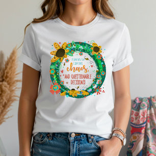Funny Chaos-kaffe Dålig beslutsinspiritivitet T Shirt