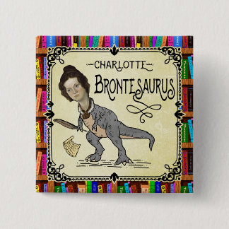 Funny Charlotte Bronte Saurus Dinosaur Bok Reader Knapp