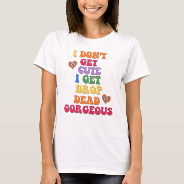 Funny Cheeky och Cute LGBT-Pridet Månad T-Shirt (Framsida)
