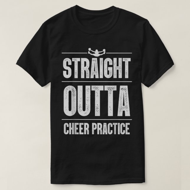 Funny Cheerleader Art Women Girls Cheer Flyer Chee T Shirt (Design framsida)
