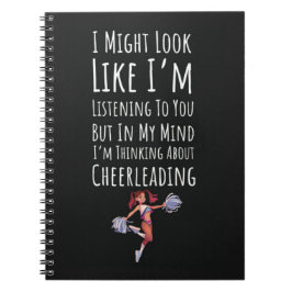 Funny Cheerleading Gifts Sports Cheerleader Cheer Anteckningsbok