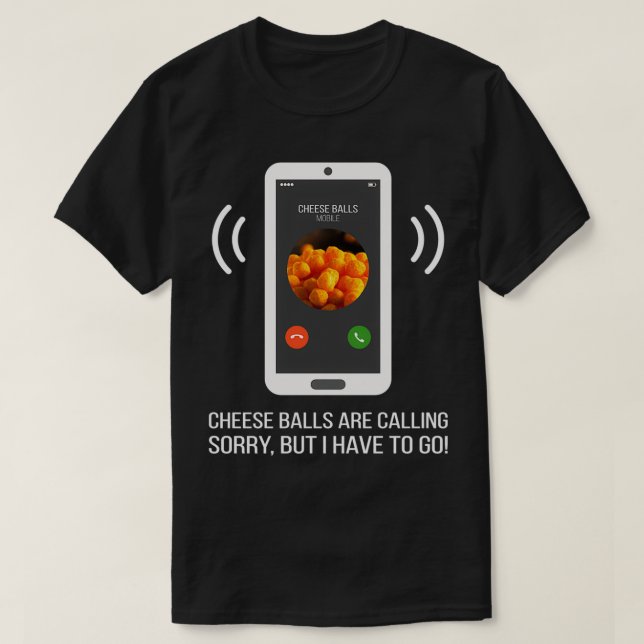 Funny Cheese Bollar Älskare Gift T Shirt (Design framsida)
