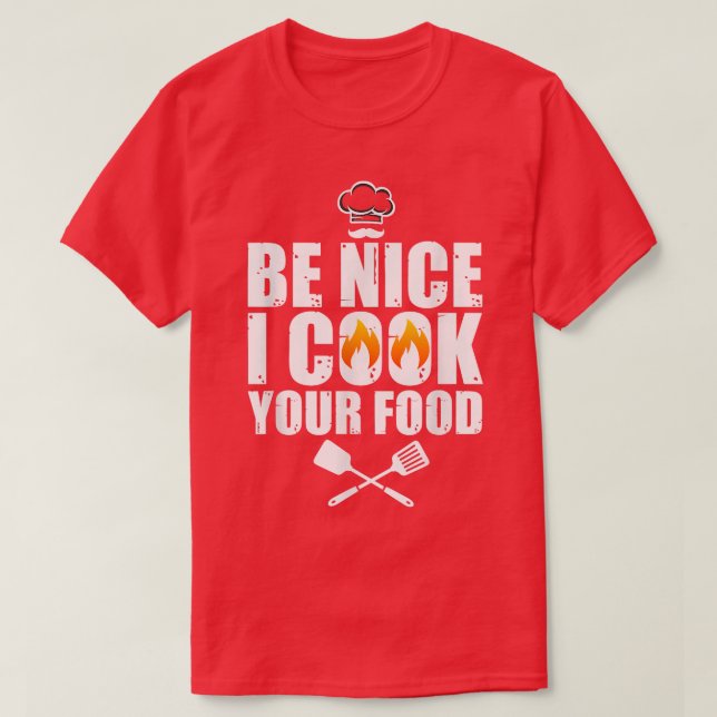 Funny Chef Art For Men Women Restaurant Cooking Fo T Shirt (Design framsida)
