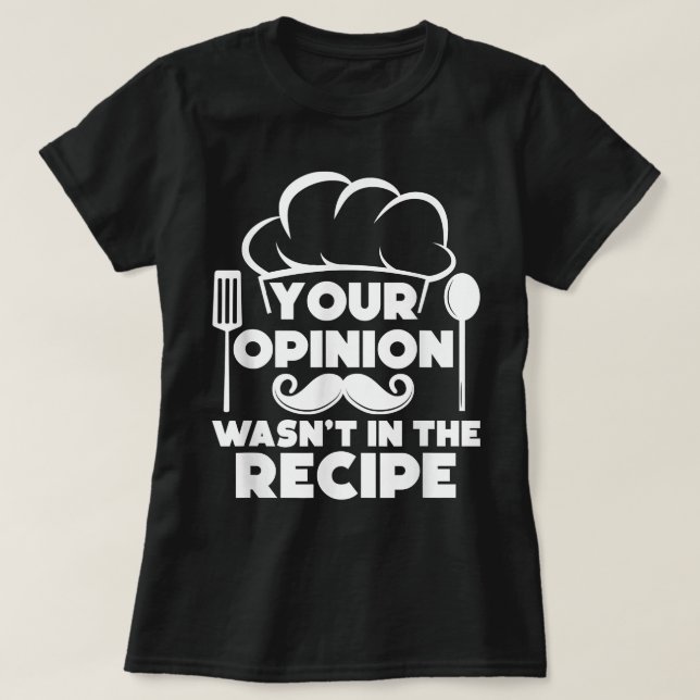 Funny Chef Art Men Women Cook Pastry Chef Cooking  T Shirt (Design framsida)