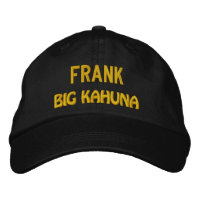 Funny CHEF Big Kahuna Hat med eget namn V18