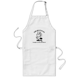 Funny Chef Cook Tecknad Apron Långt Förkläde