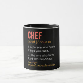 Funny Chef-definition Mugg