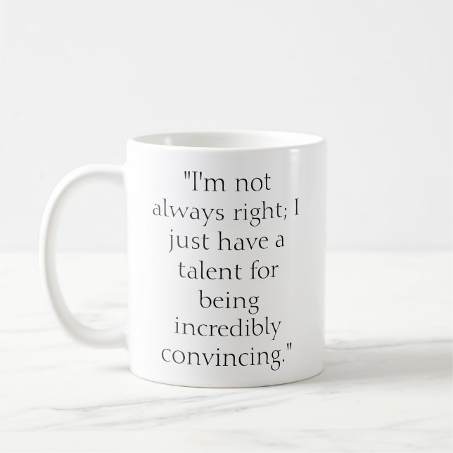 Funny Chef Humor Typografi Kaffemugg (Vänster)