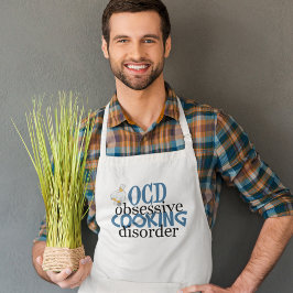 Funny Chef Obsessiv kokning Förkläde