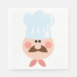 Funny Chef Papper Napkins Pappersservett