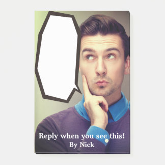 Funny chef Saks-meddelanden. Post-it Block