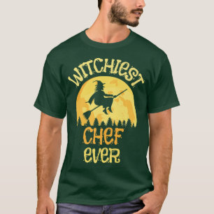 Funny Chef Witch Halloween Humor 900 T Shirt