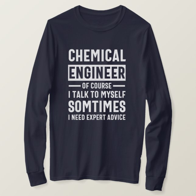 Funny Chemical Ingenjör Gift T Shirt (Design framsida)