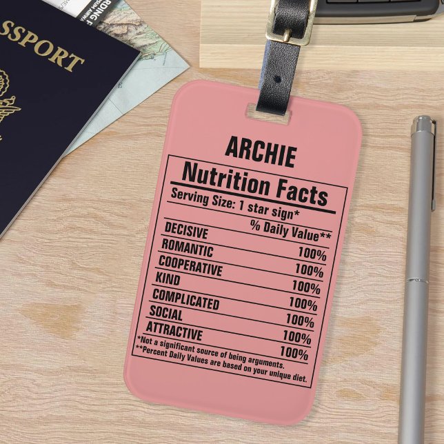 Funny Chemical Inslag Person Properties Lug Bagagebricka (Skapare uppladdad)