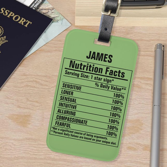 Funny Chemical Inslag personegenskaper Bagagebricka (Skapare uppladdad)