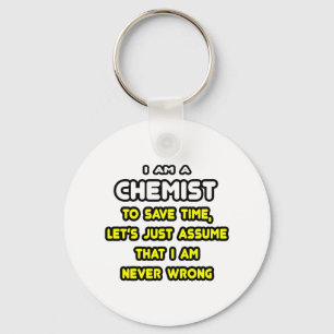 Funny Chemist T-Shirts och Gifts Nyckelring
