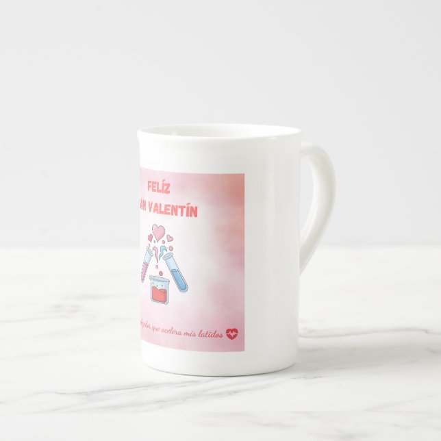 Funny Chemistry Valentine's Mug Benporslin Mugg (Framsida höger)