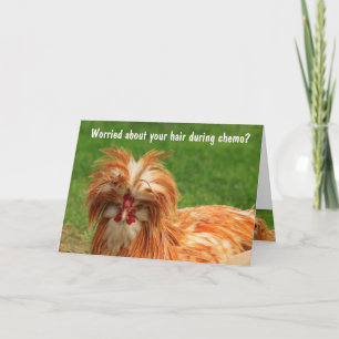 Funny Chemo Support Encouragement Kort