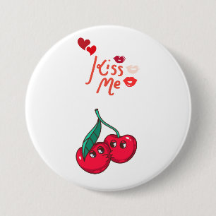 Funny Cherries i Kärlek Knapp